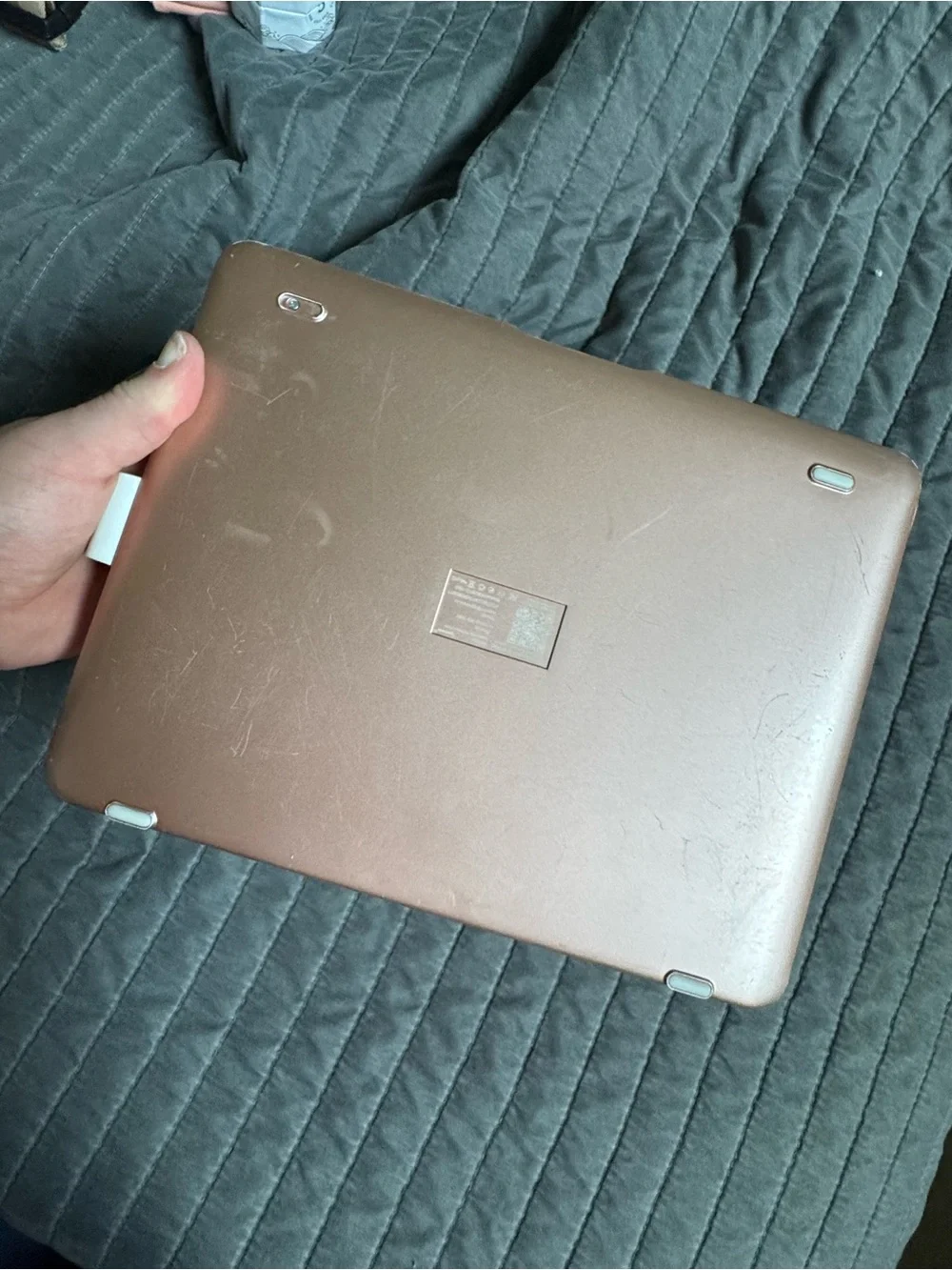Rose Gold Tablet Keyboard Case with Trackpad